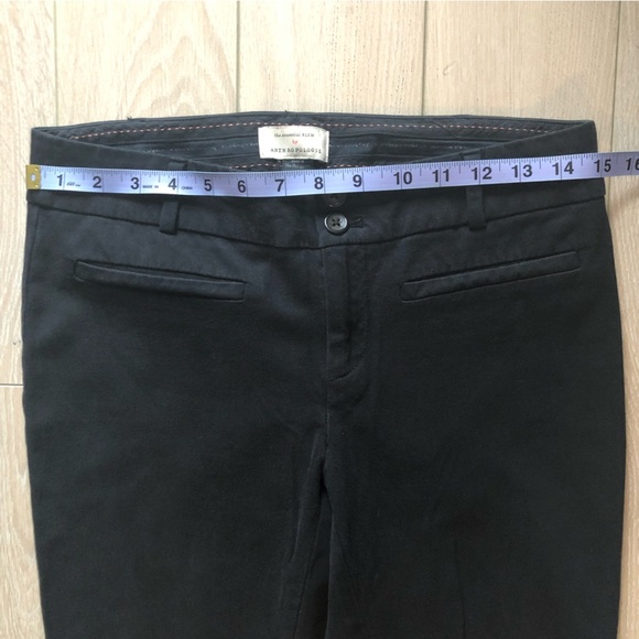 Anthropologie The Essential Slim Cropped Pants in Black - Picture 2 of 10